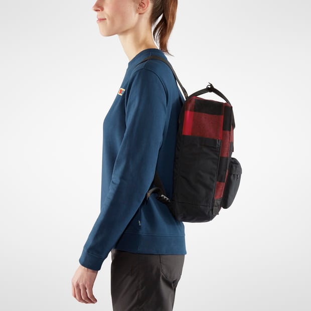 Fjällräven Kånken Re-wool Red/Black Fjällräven Fjällräven Kånken Re-wool Red/Black Fjällräven