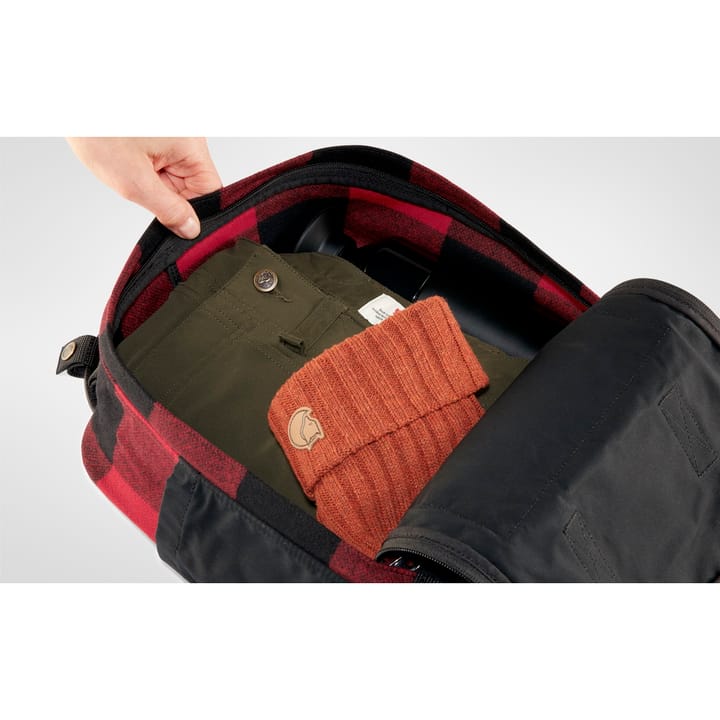 Fjällräven Kånken Re-wool Red/Black Fjällräven Fjällräven Kånken Re-wool Red/Black Fjällräven