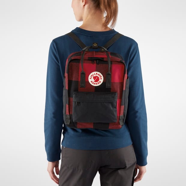 Fjällräven Kånken Re-wool Red/Black Fjällräven