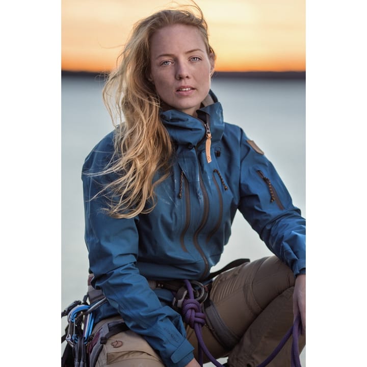 Fjällräven Women's Keb Eco-Shell Jacket Glacier Green Fjällräven