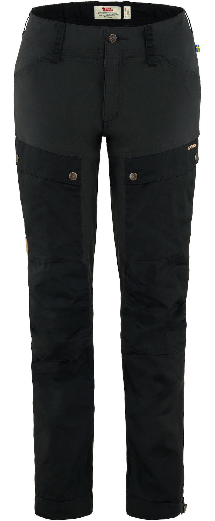 Fjällräven Women's Keb Trousers Curved  Black