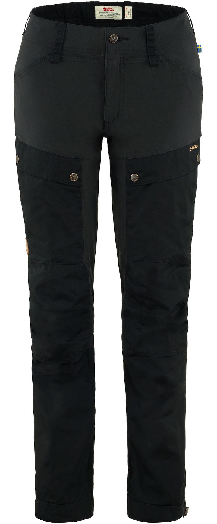 Fjällräven Women's Keb Trousers Curved  Black Fjällräven