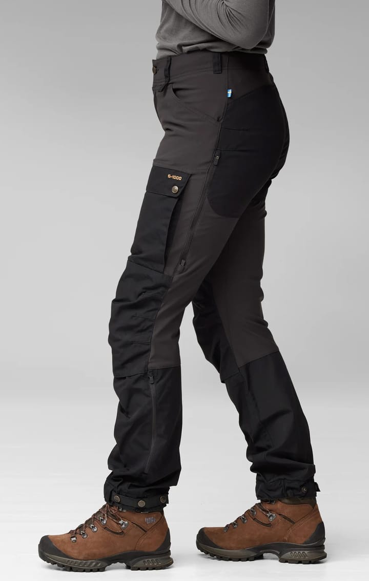 Fjällräven Women's Keb Trousers Curved  Black Fjällräven