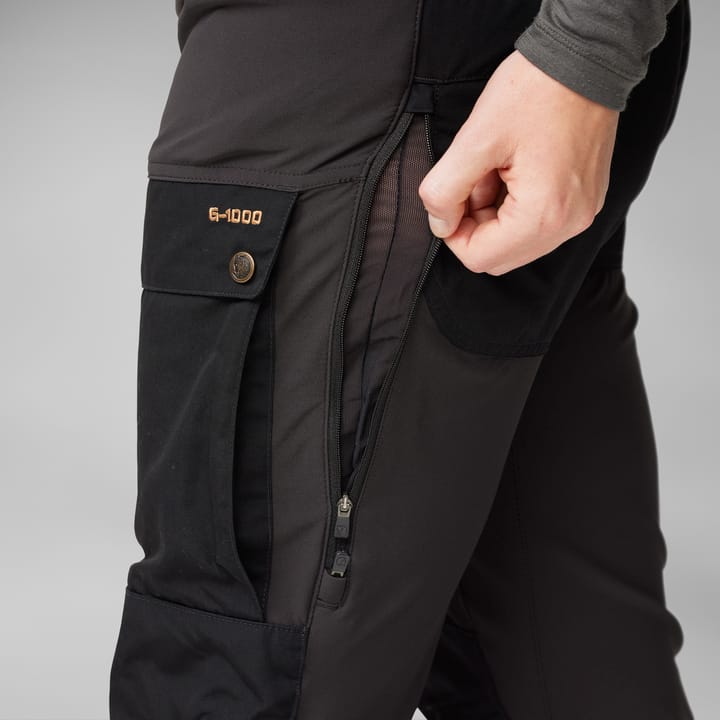 Fjällräven Women's Keb Trousers Curved Black Fjällräven Fjällräven Women's Keb Trousers Curved Black Fjällräven