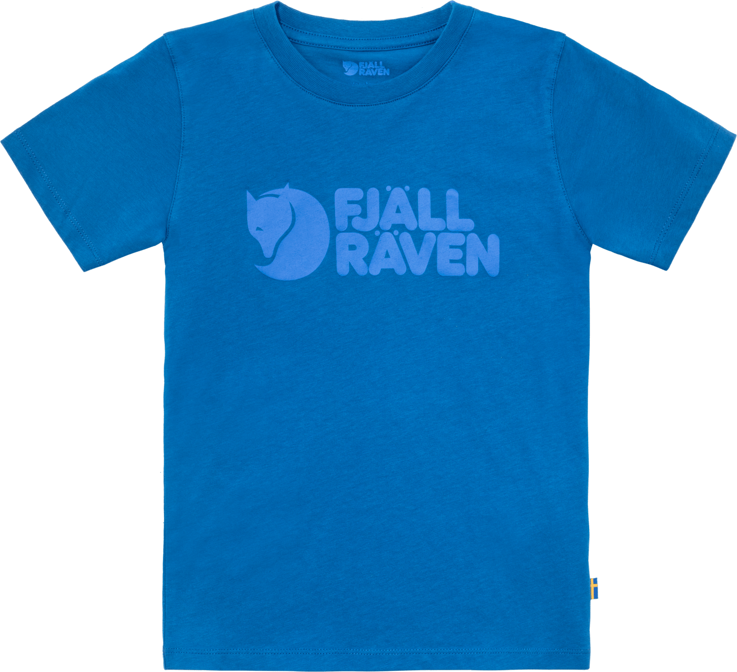 Fjällräven Kids' Fjällräven Logo T-Shirt Alpine Blue