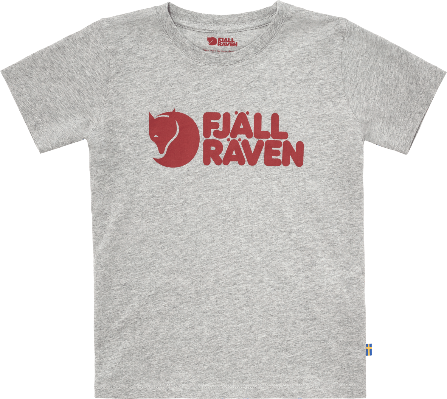 Fjällräven Kids' Fjällräven Logo T-Shirt Grey-Melange