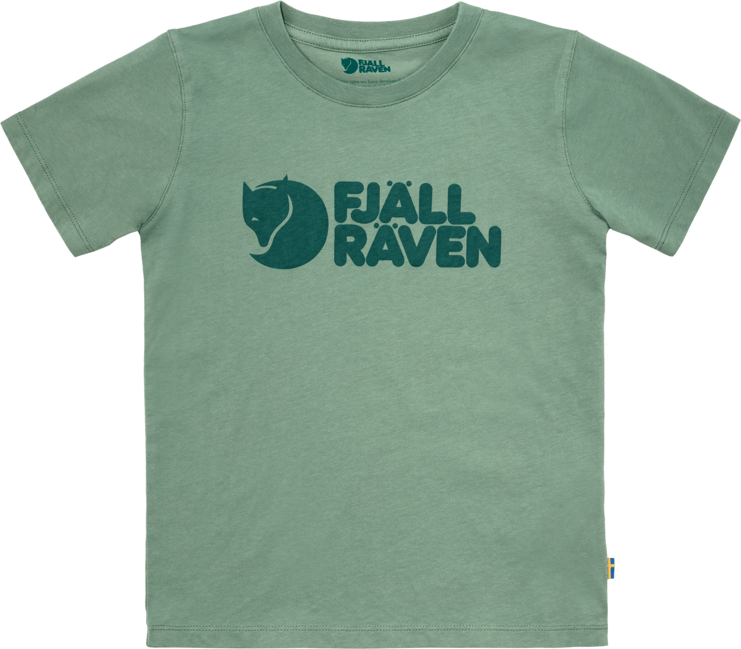 Fjällräven Kids' Fjällräven Logo T-Shirt Patina Green