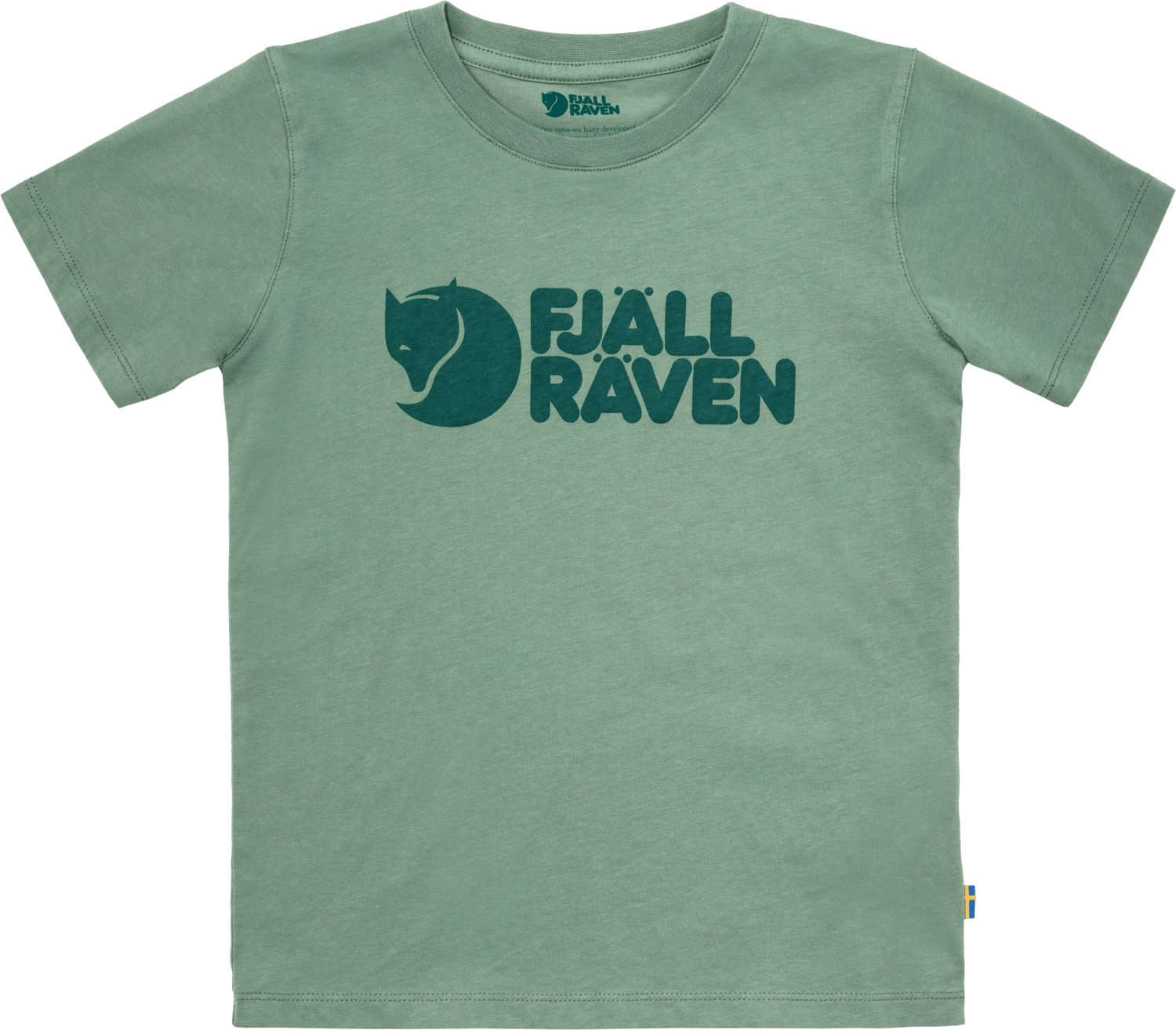 Fjällräven Kids' Fjällräven Logo T-Shirt Patina Green