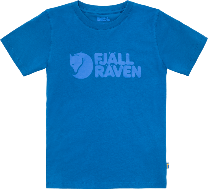 Kids' Fjällräven Logo T-Shirt Alpine Blue Fjällräven