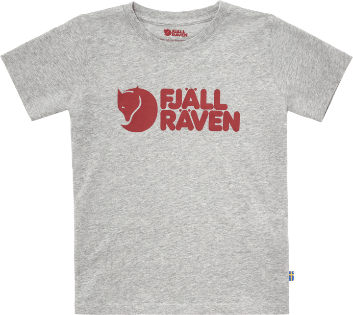 Kids' Fjällräven Logo T-Shirt Grey-Melange Fjällräven