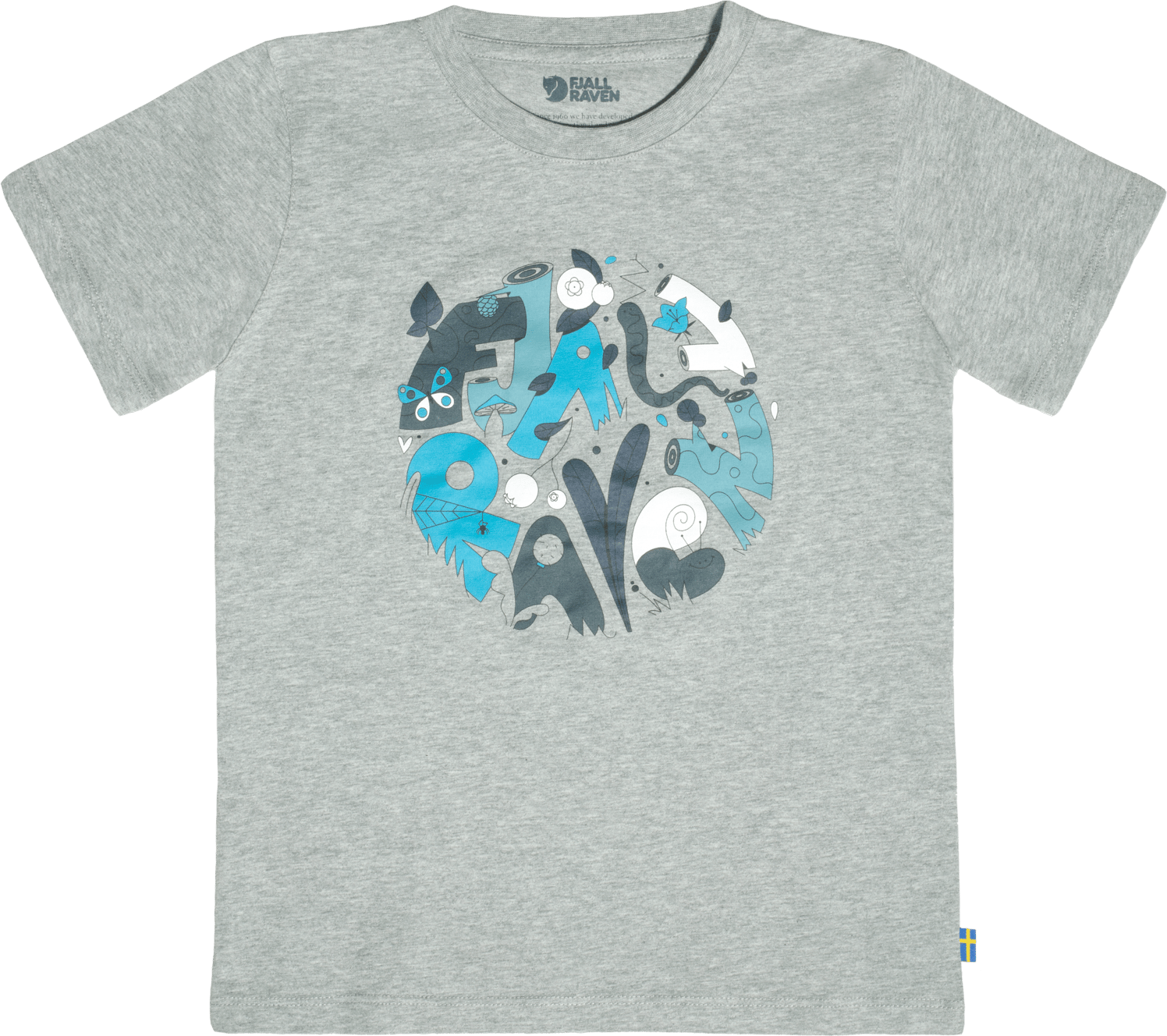 Fjällräven Kids' Forest Findings T-Shirt Grey-Melange