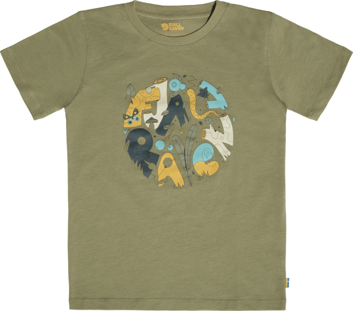 Kids' Forest Findings T-Shirt Light Olive Fjällräven