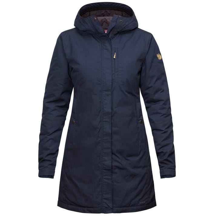 Women's Kiruna Padded Parka Dark Navy Fjällräven