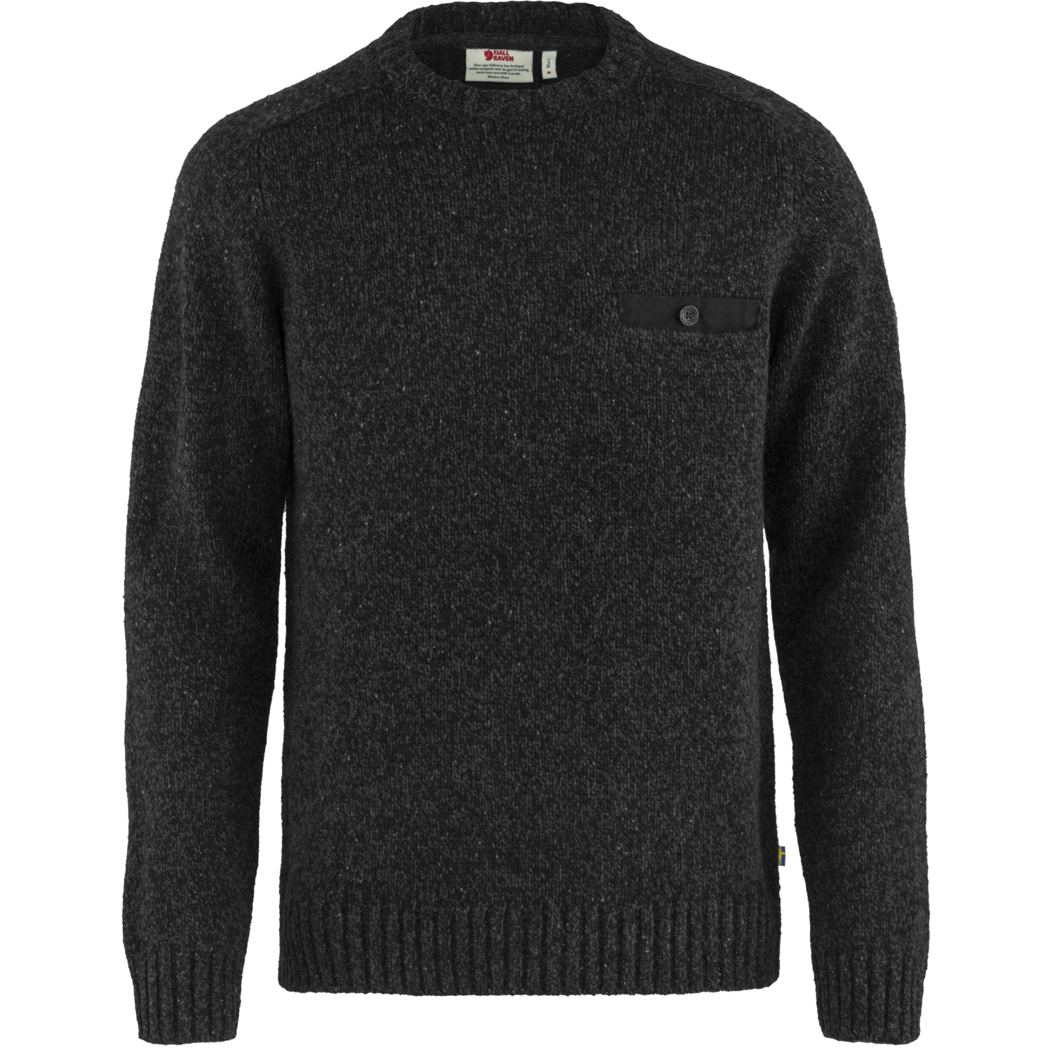 Fjällräven Men’s Lada Round-neck Sweater Black