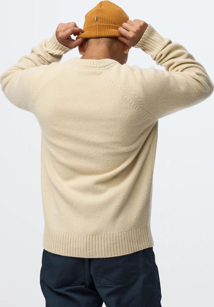 Fjällräven Fjällräven Logo Knit Sweater M Light Beige Fjällräven