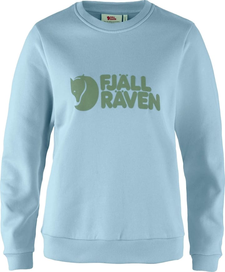 Fjällräven Women's Fjällräven Logo Sweater Breeze Blue-patina Green Fjällräven