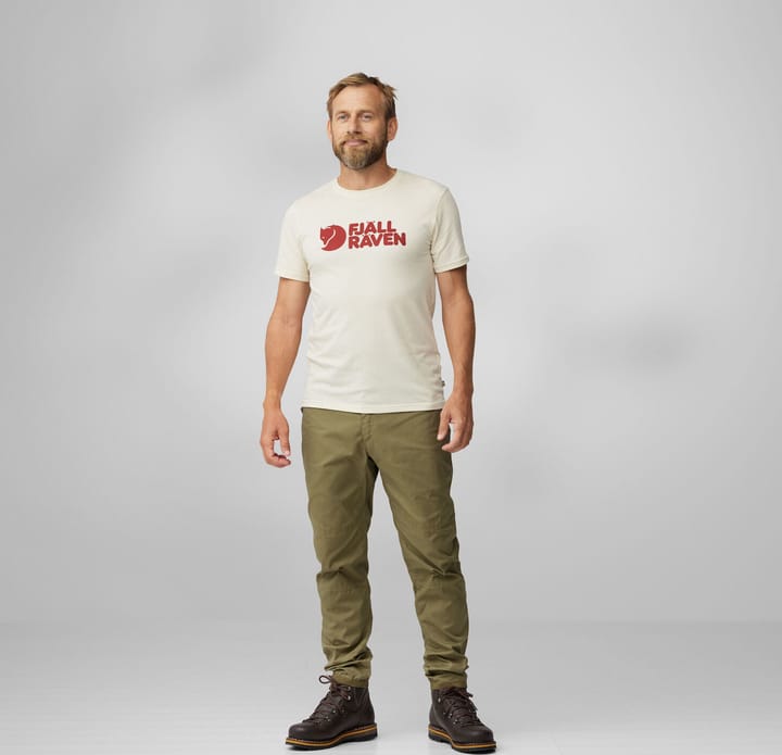 Fjällräven Men's Fjällräven Logo T-shirt Misty Green Fjällräven