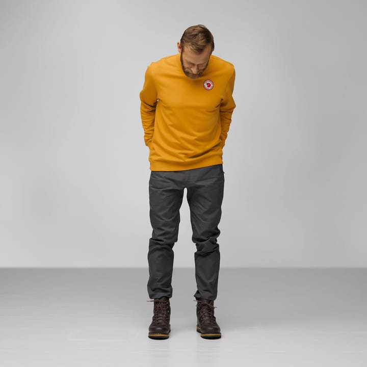 Fjällräven Men's 1960 Logo Badge Sweater Grey-Melange Fjällräven