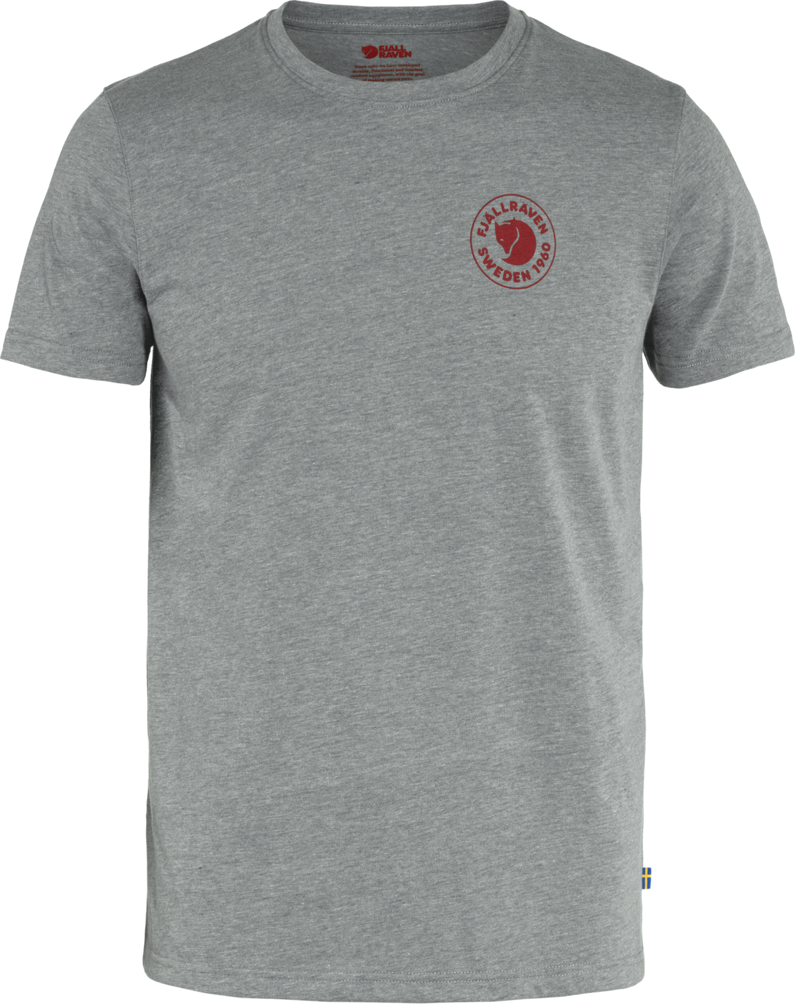 Fjällräven Men's 1960 Logo T-shirt Grey Melange T-shirts M