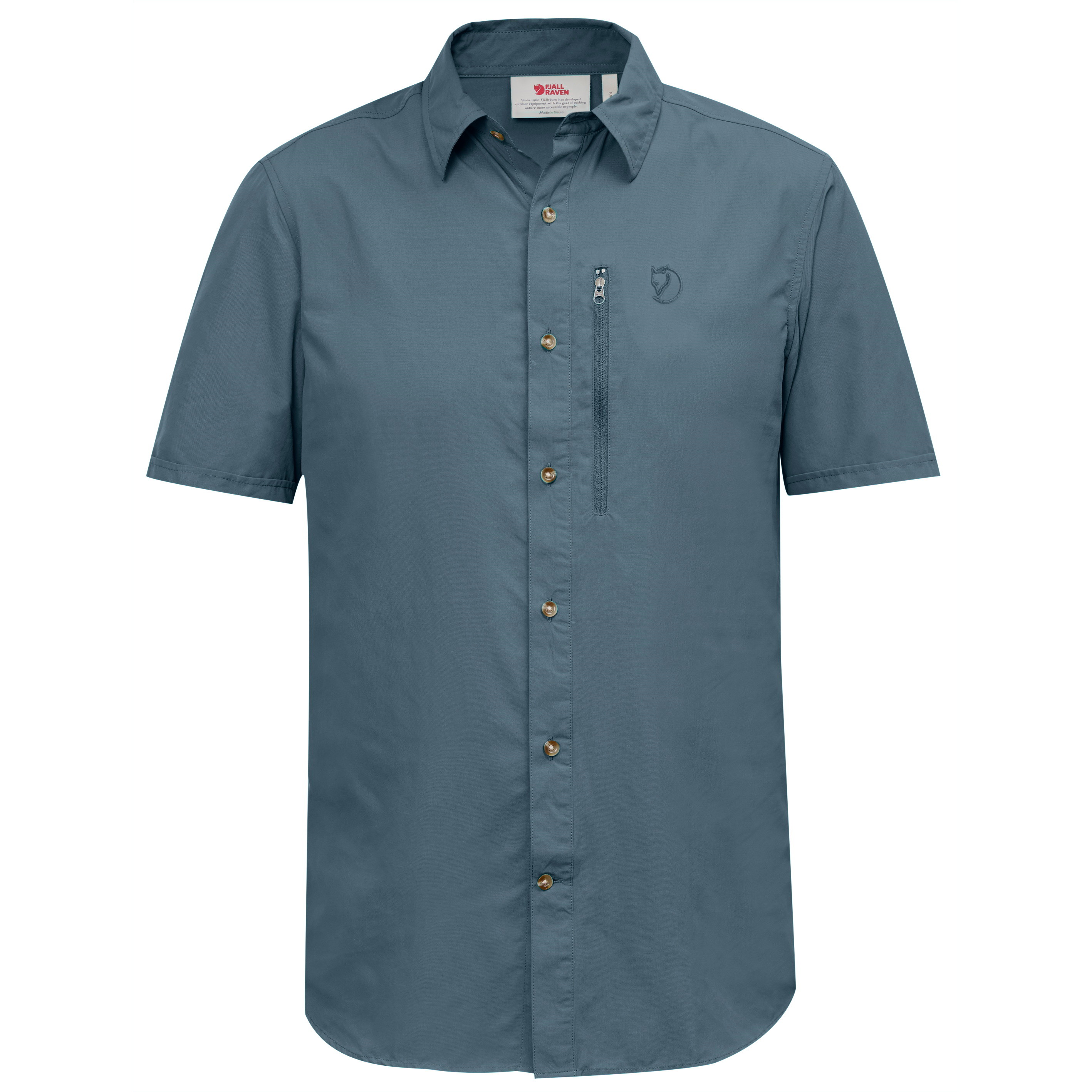 Fjällräven Men's Abisko Hike Shirt Shortsleeve Dusk Kurzärmelige Hemden S
