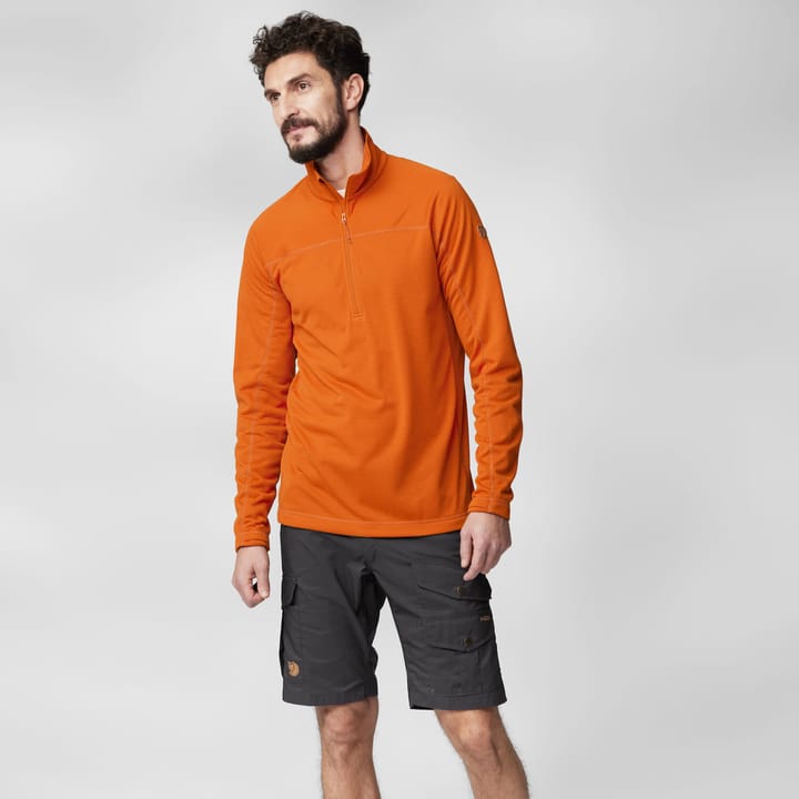 Fjällräven Men's Abisko Lite Fleece Half Zip Black Fjällräven