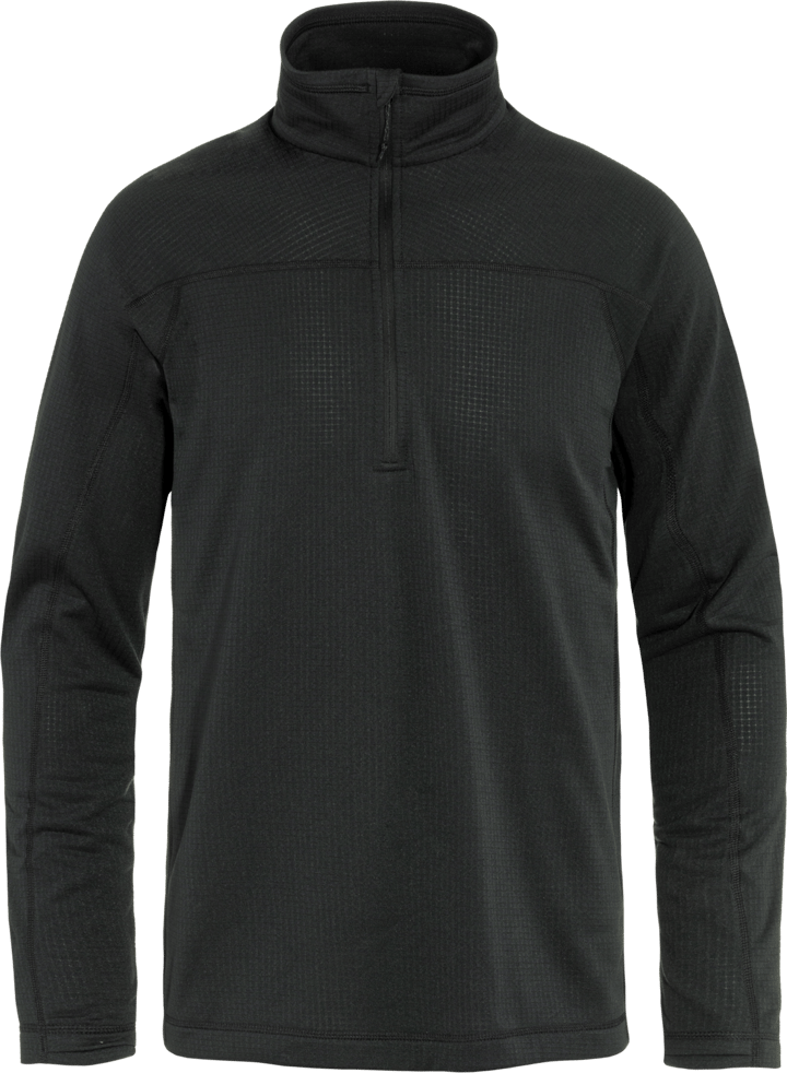 Fjällräven Men's Abisko Lite Fleece Half Zip Black Fjällräven