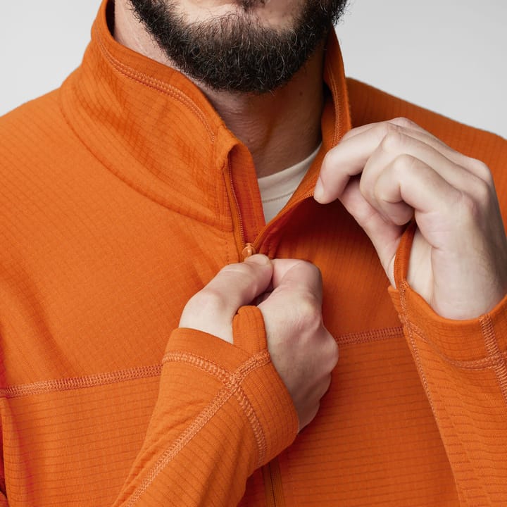 Fjällräven Men's Abisko Lite Fleece Half Zip Black Fjällräven