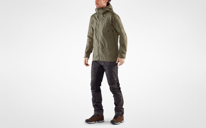 Fjällräven Men's Abisko Lite Trekking Jacket Dark Grey-Black Fjällräven