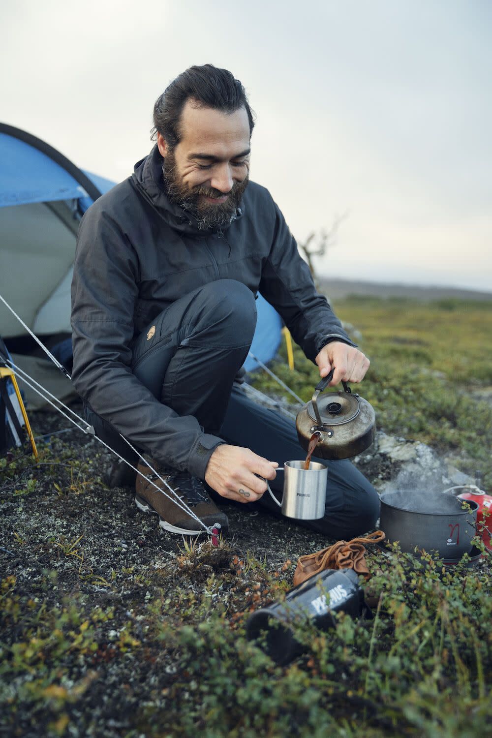 Fjällräven Herre Abisko Lite Trekking Bukser Mørkegrå