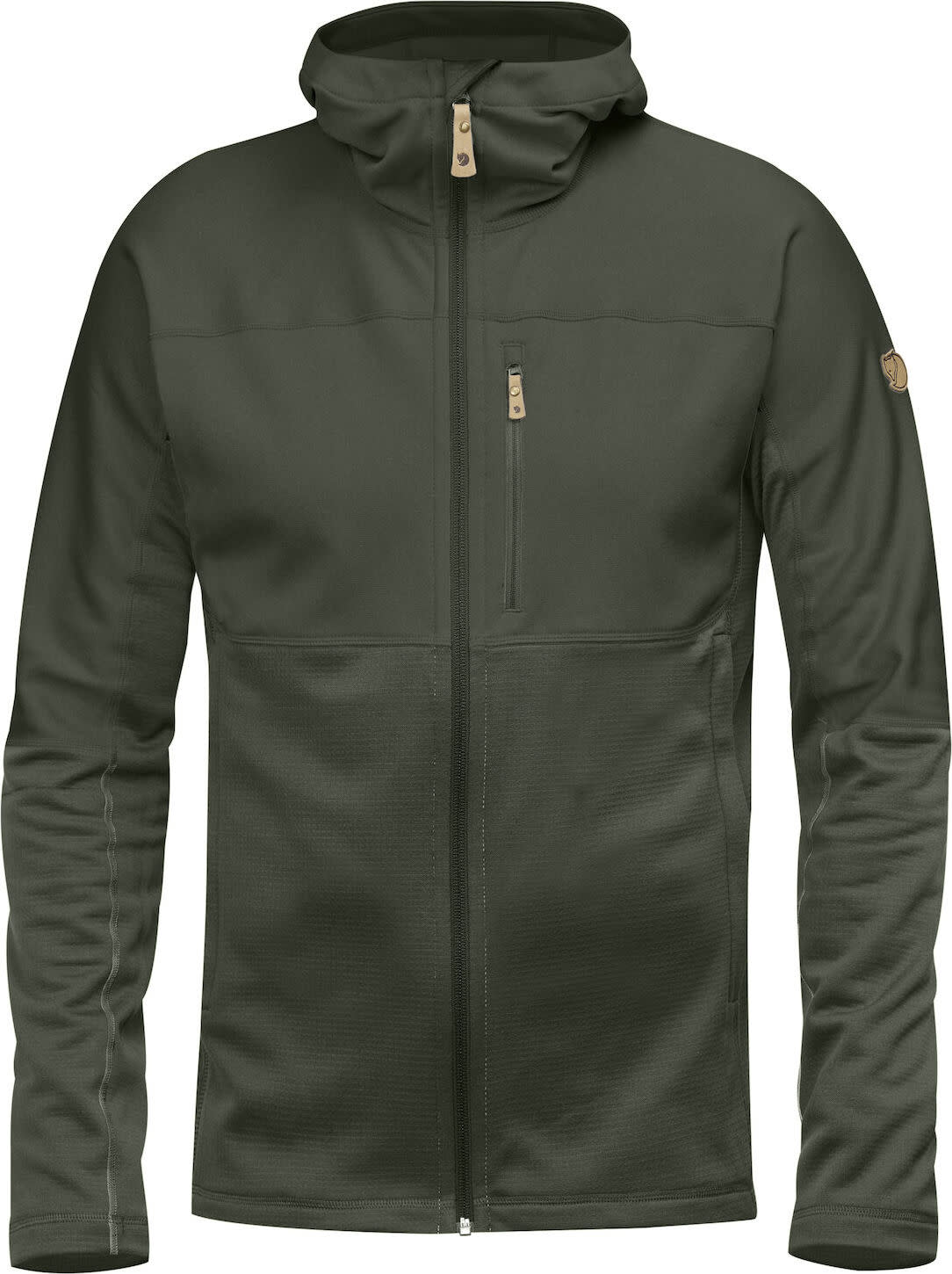 Fjällräven Men's Abisko Trail Fleece Deep Forest Mellomlag trøyer XS