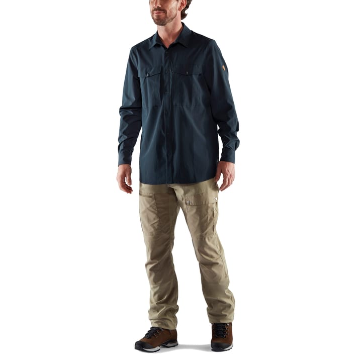 Fjällräven Men's Abisko Trekking Shirt Dark Navy Fjällräven