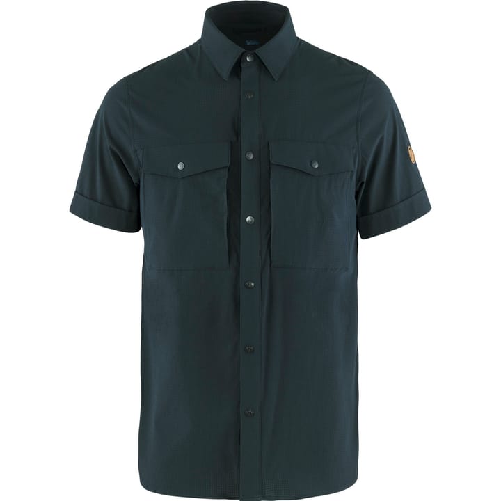Fjällräven Men's Abisko Trekking Shirt SS Dark Navy Fjällräven