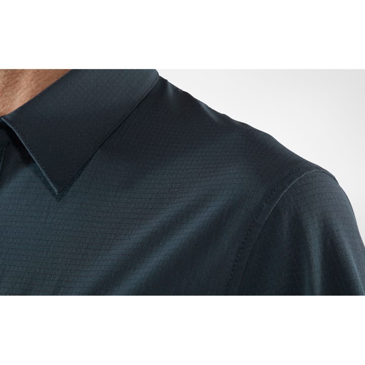 Fjällräven Men's Abisko Trekking Shirt SS Dark Navy Fjällräven
