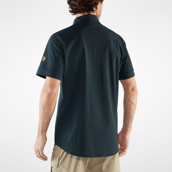 Fjällräven Men's Abisko Trekking Shirt SS Dark Navy Fjällräven