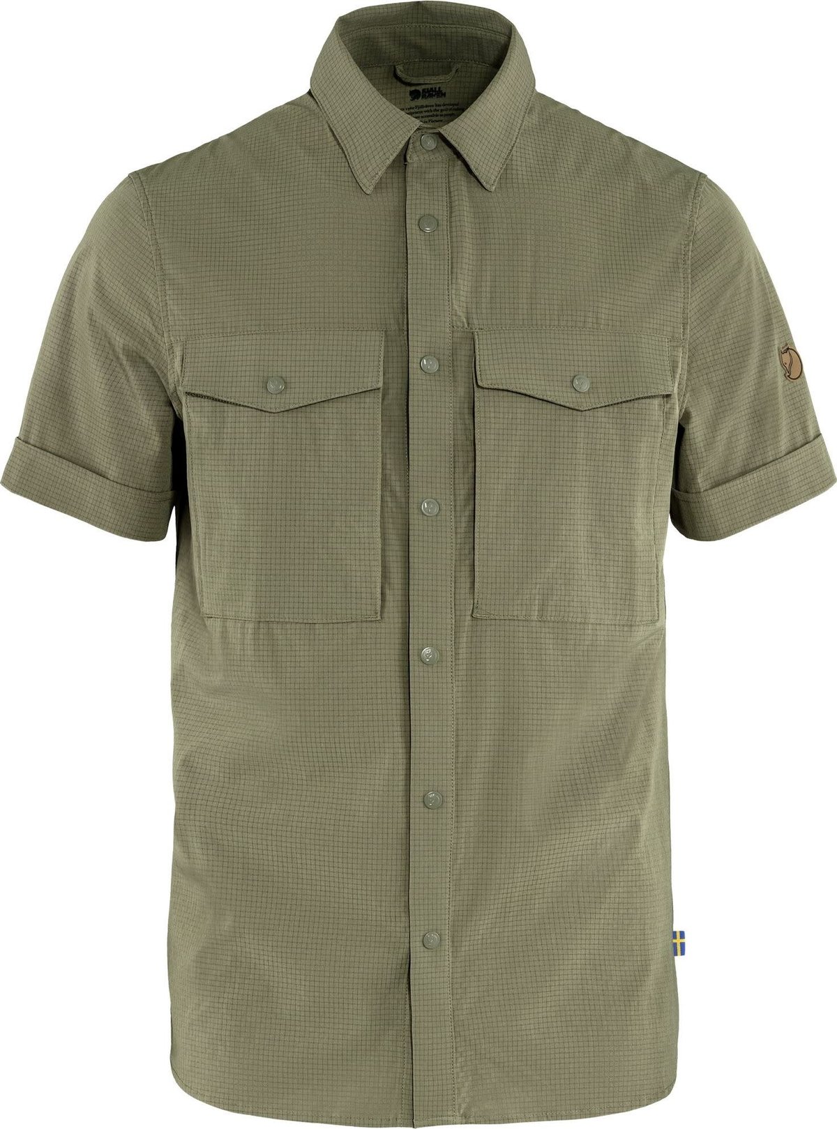 Fjällräven Men's Abisko Trekking Shirt SS Light Olive