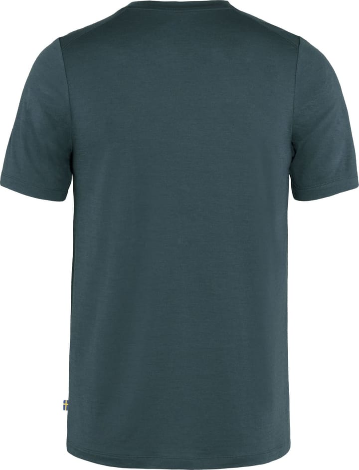 Fjällräven Men's Abisko Wool Classic SS Dark Navy Fjällräven