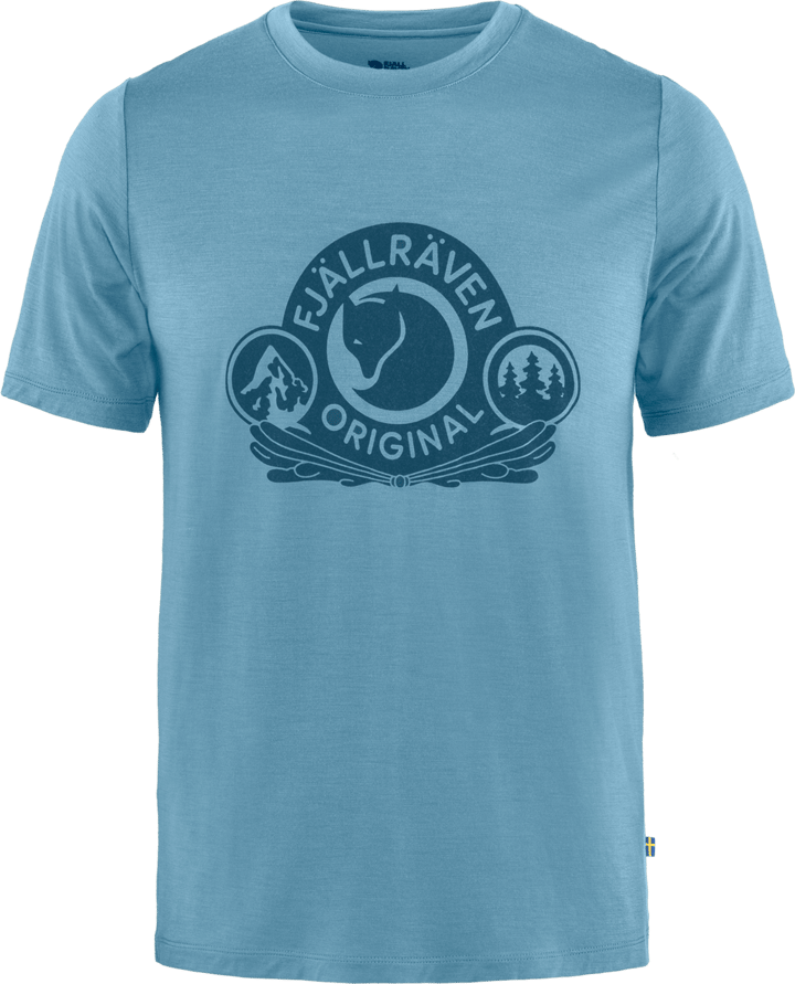 Fjällräven Men's Abisko Wool Classic SS Dawn Blue Fjällräven