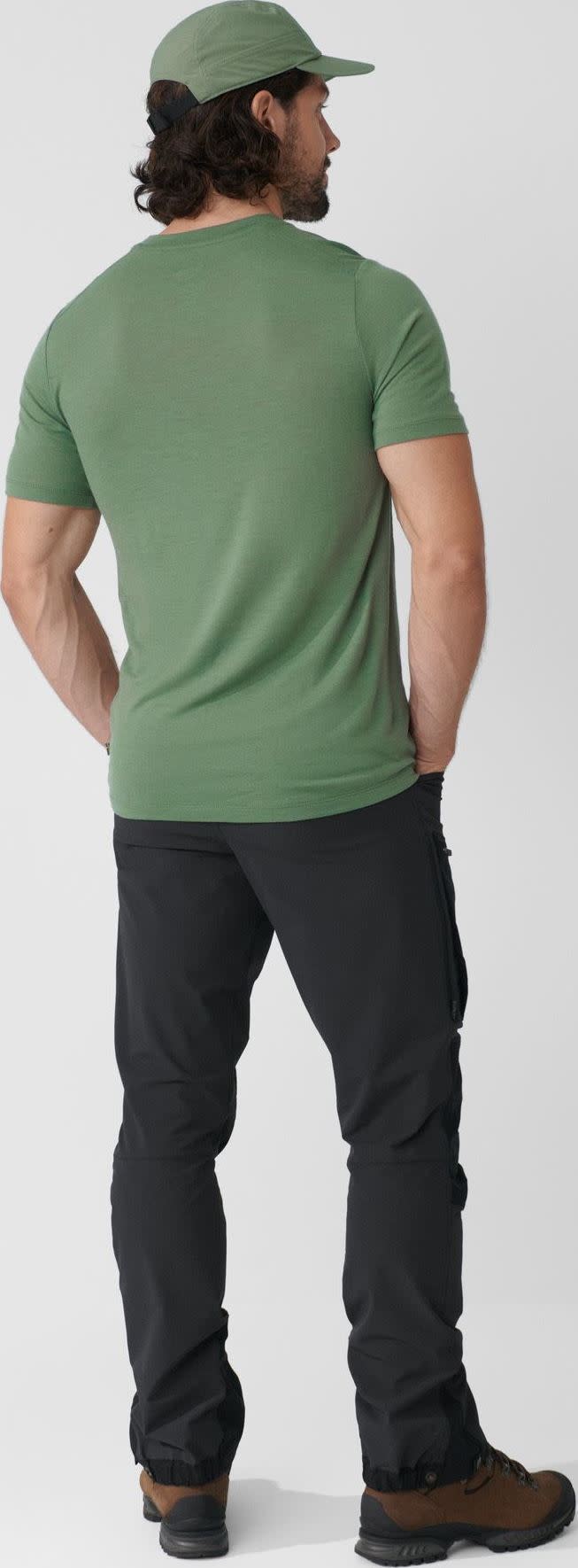 Fjällräven Men's Abisko Wool Classic SS Patina Green Fjällräven