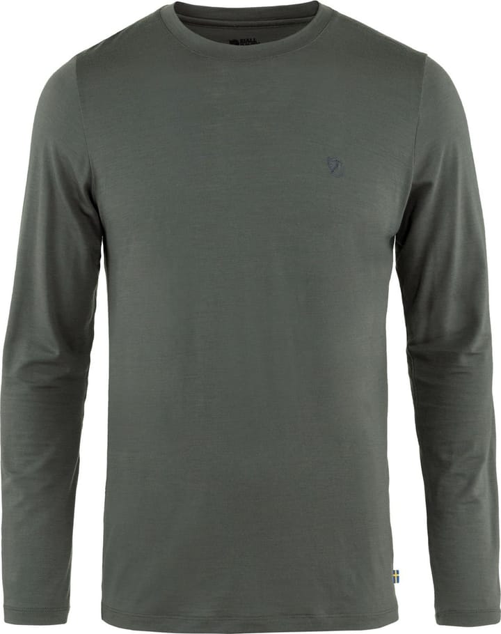 Fjällräven Men's Abisko Wool Long Sleeve Basalt Fjällräven Fjällräven Men's Abisko Wool Long Sleeve Basalt Fjällräven