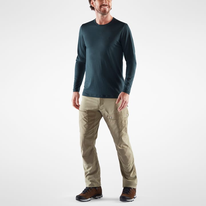 Fjällräven Men's Abisko Wool Ls Laurel Green Fjällräven Fjällräven Men's Abisko Wool Ls Laurel Green Fjällräven