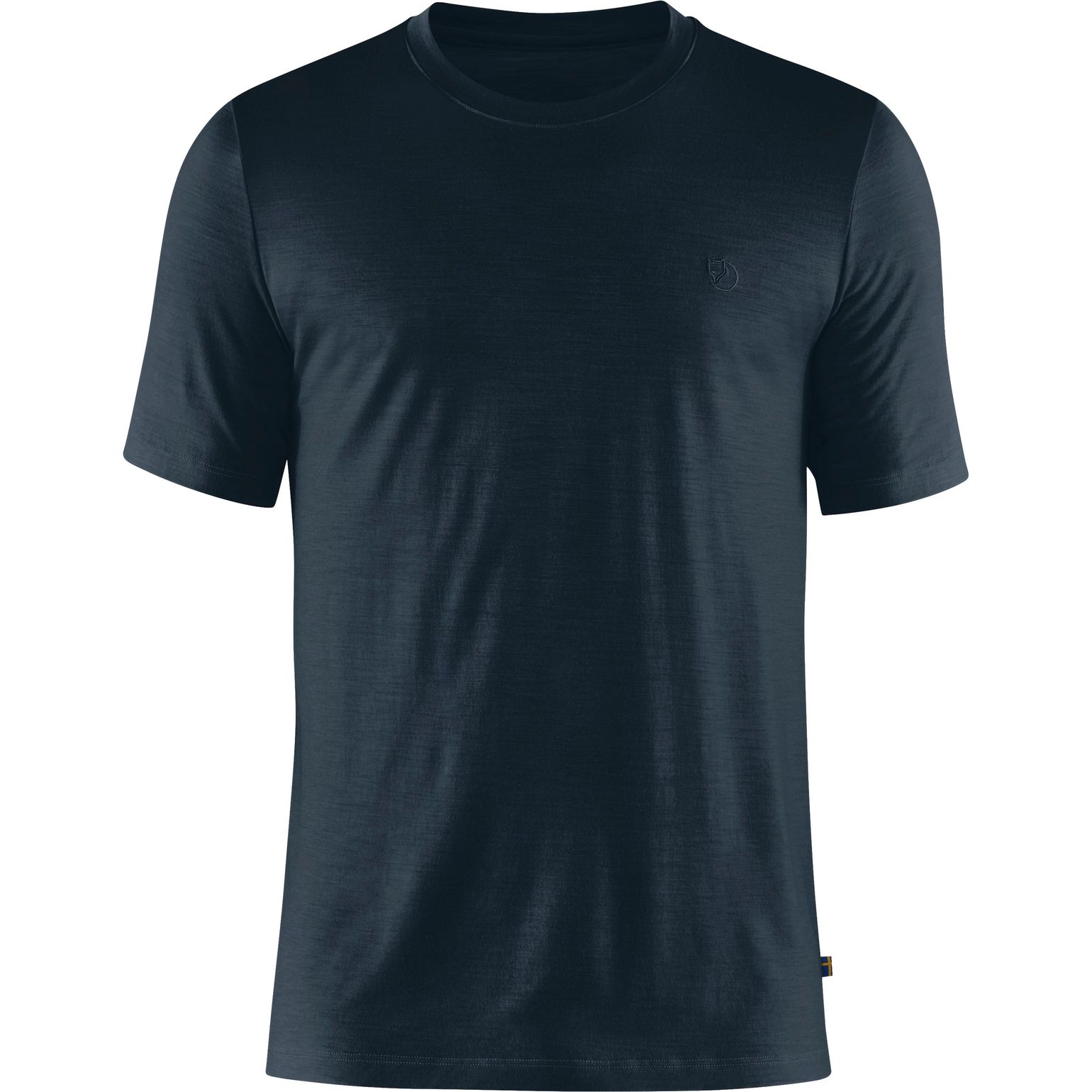 Fjällräven Men's Abisko Wool Short Sleeve Dark Navy