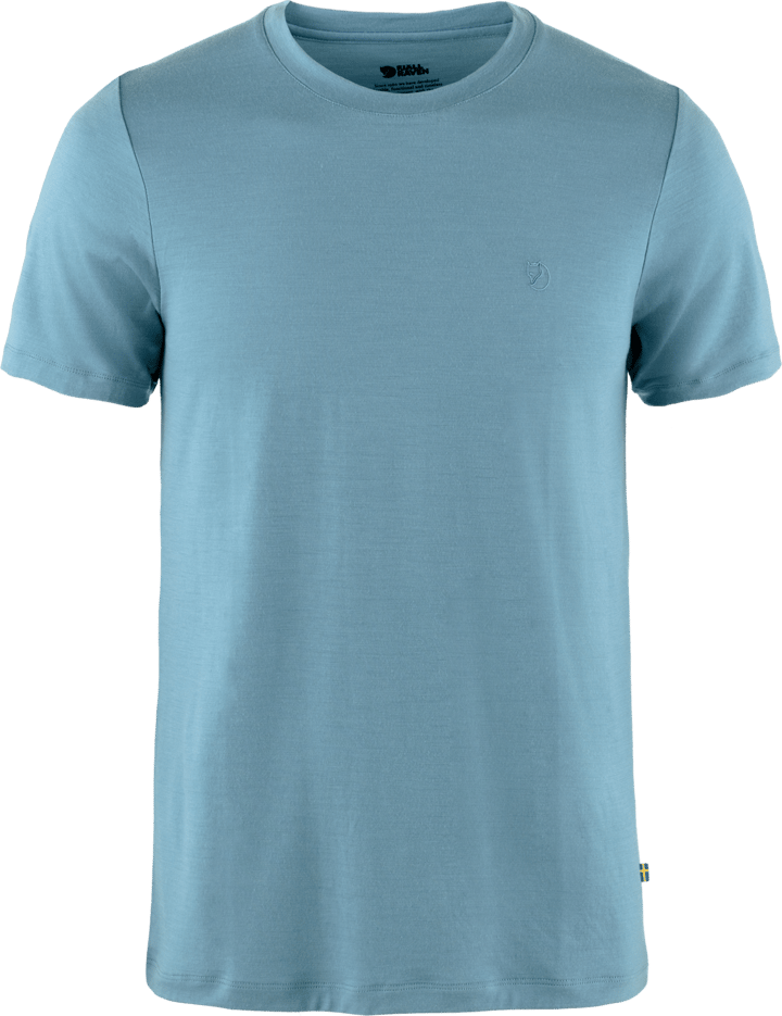 Fjällräven Men's Abisko Wool Short Sleeve Dawn Blue Fjällräven