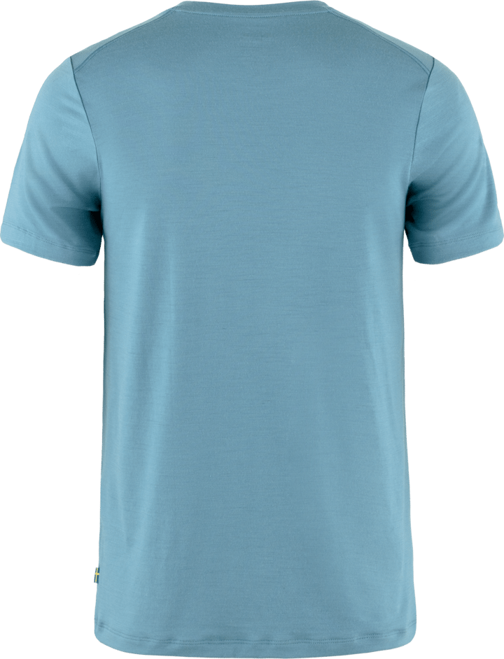 Fjällräven Men's Abisko Wool Short Sleeve Dawn Blue Fjällräven