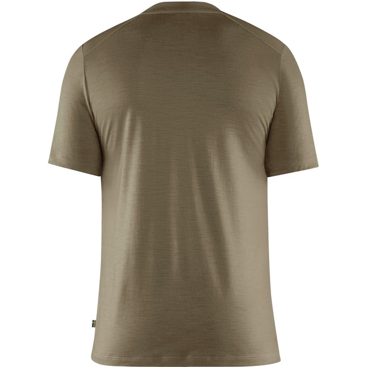 Fjällräven Men's Abisko Wool Short Sleeve Light Olive Fjällräven Fjällräven Men's Abisko Wool Short Sleeve Light Olive Fjällräven