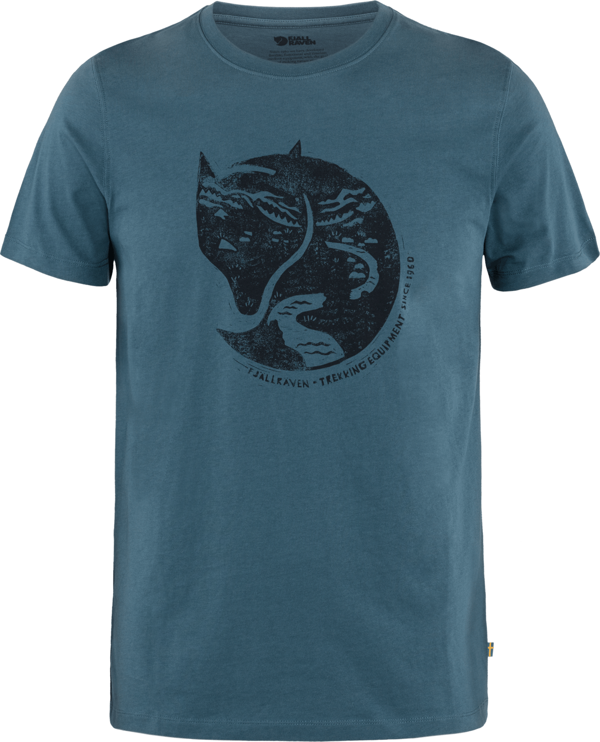 Fjällräven Men's Arctic Fox T-shirt Indigo Blue