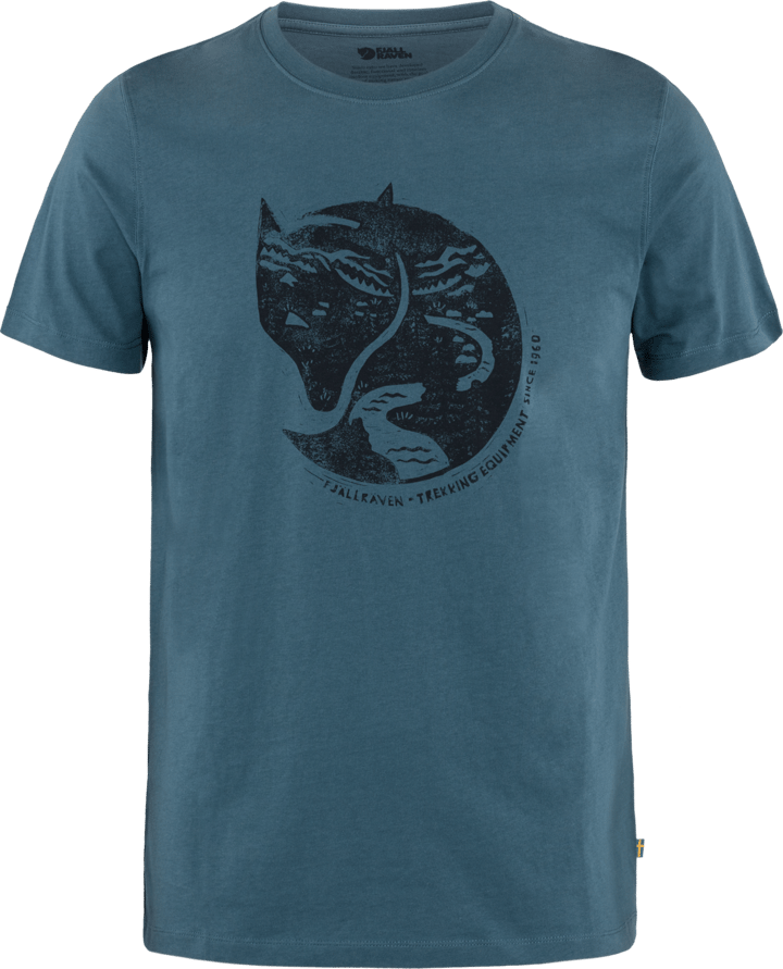 Fjällräven Men's Arctic Fox T-shirt Indigo Blue Fjällräven