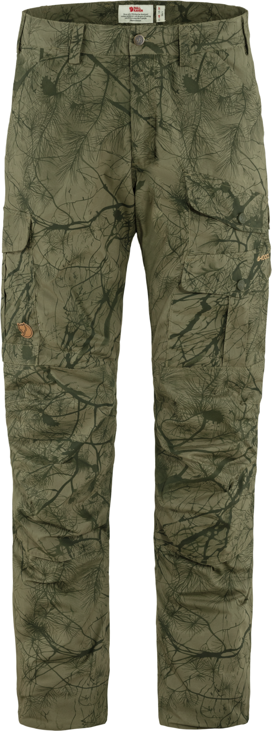 Fjällräven Men's Barents Pro Hydratic Trousers Green Camo-Deep Forest Friluftsbukser 46