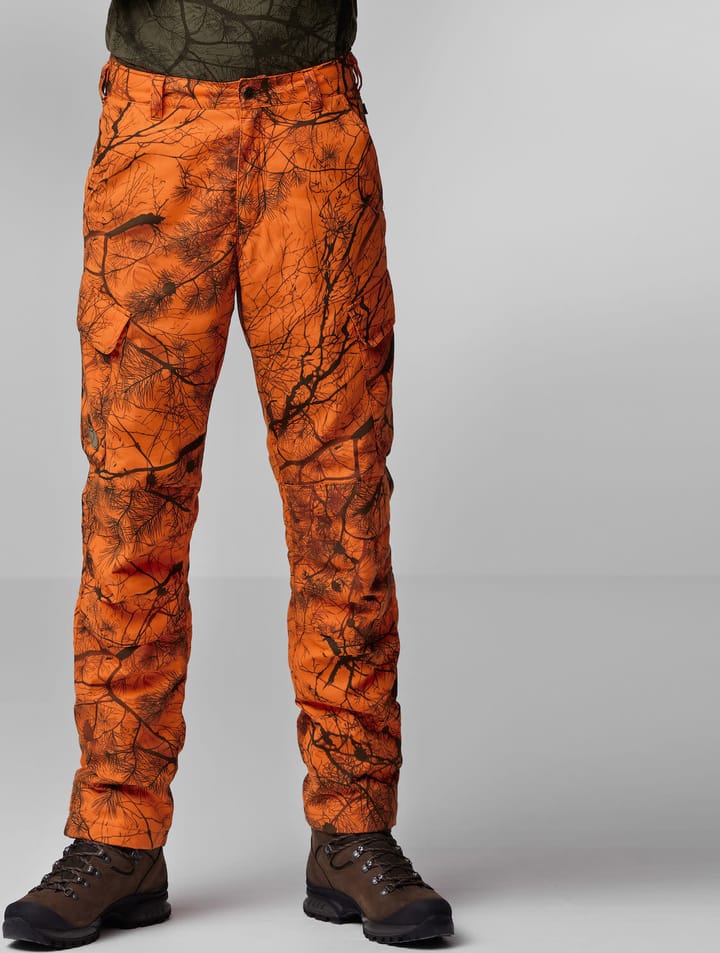 Fjällräven Men's Brenner Pro Winter Trousers Orange Multi Camo Fjällräven