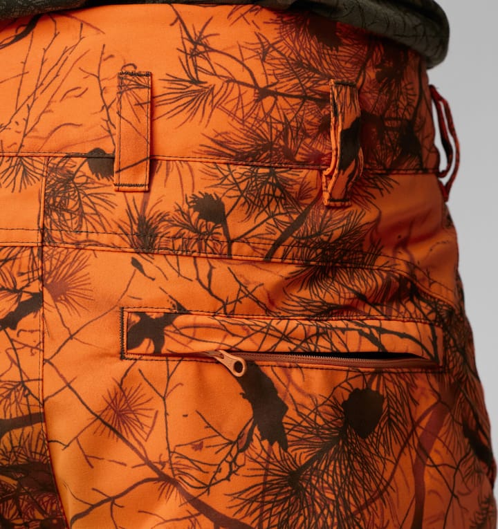 Fjällräven Men's Brenner Pro Winter Trousers Orange Multi Camo Fjällräven