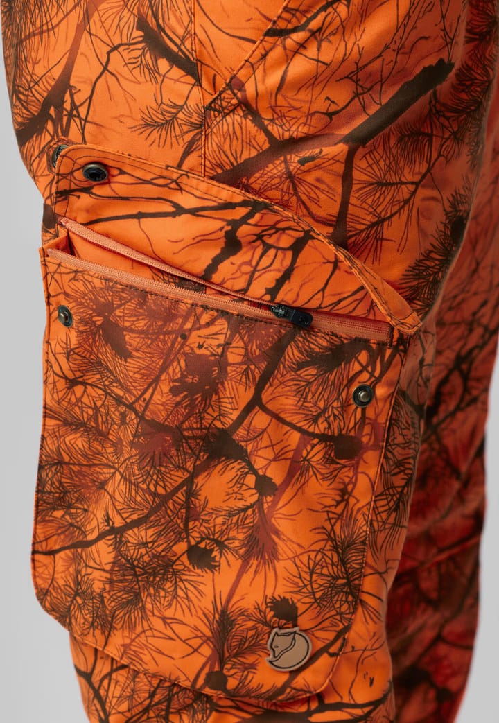 Fjällräven Men's Brenner Pro Winter Trousers Orange Multi Camo Fjällräven